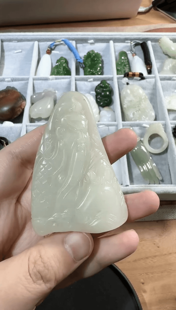 【闪购商品】和田玉挂件未镶嵌关公