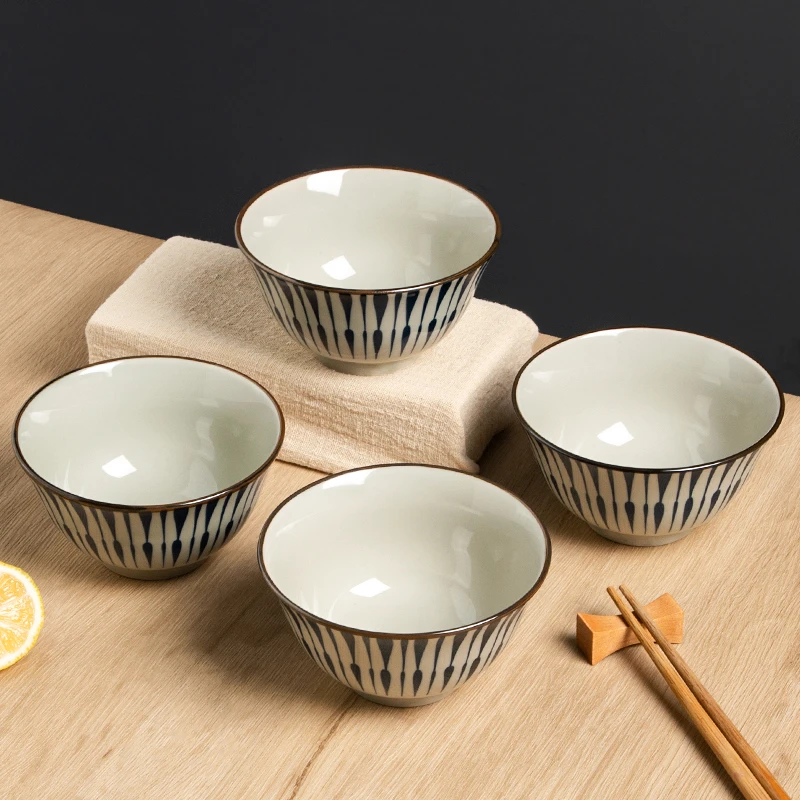日式陶瓷吃饭碗家用2021新款网红特别好看的高颜值单个米饭碗小碗
