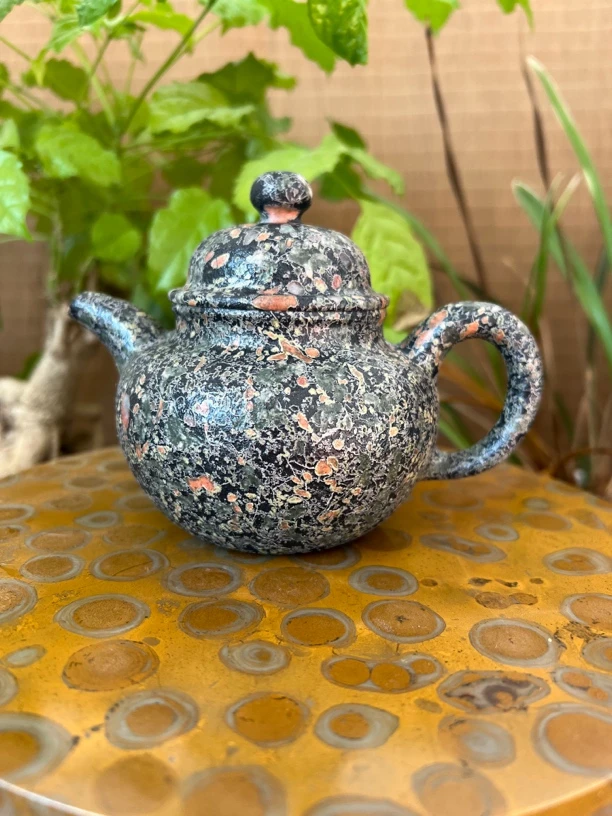 豫和堂石壶梅花玉高品缠丝料掇球壶230cc花色随机