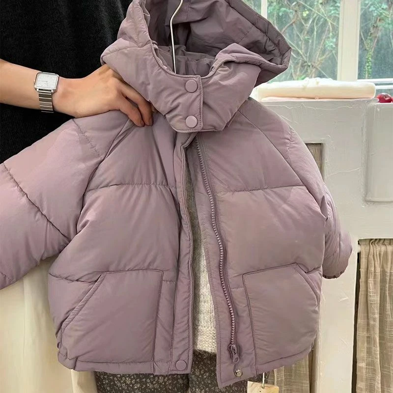 韩国童装女童棉服冬装外套2023新款洋气宽松加厚保暖儿童棉裤子