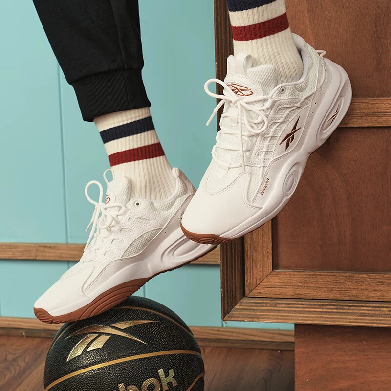 Reebok夏季男女SOLUTION MID复古运动百搭舒适篮球鞋100033898