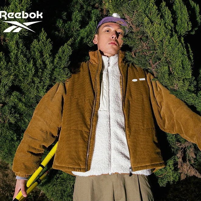 Reebok[RANDOMEVENT联名]Reebok锐步男女同款复古休闲棉服HD0302