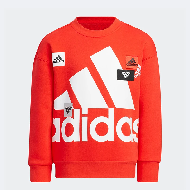 Adidas阿迪达斯LK BL FL CREW儿童保暖运动卫衣HM5202