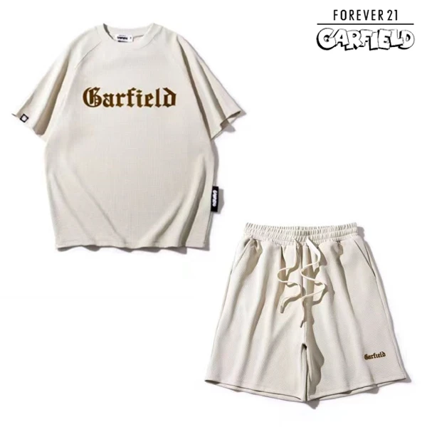 【李晨nic专属】FOREVER 21宽松阔版时尚简约休闲套装FG000155