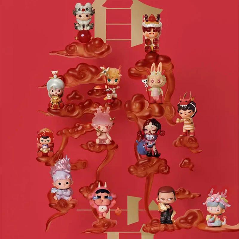 【拆盒】龙吟献瑞系列手办盲盒潮玩摆件玩具