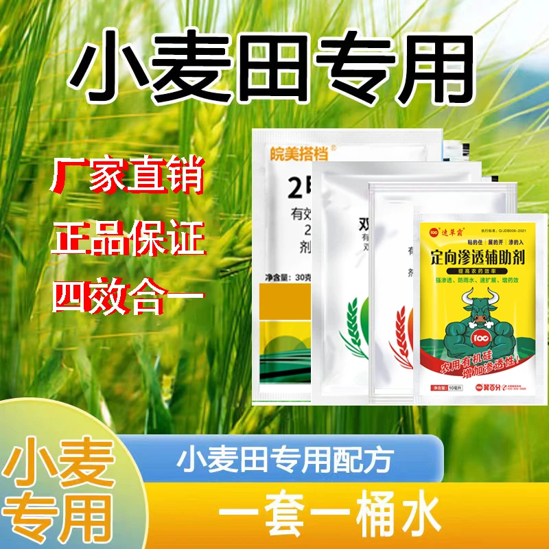 小麦田专用四效合一小麦田专用助剂四元复配厂家直销正品保证