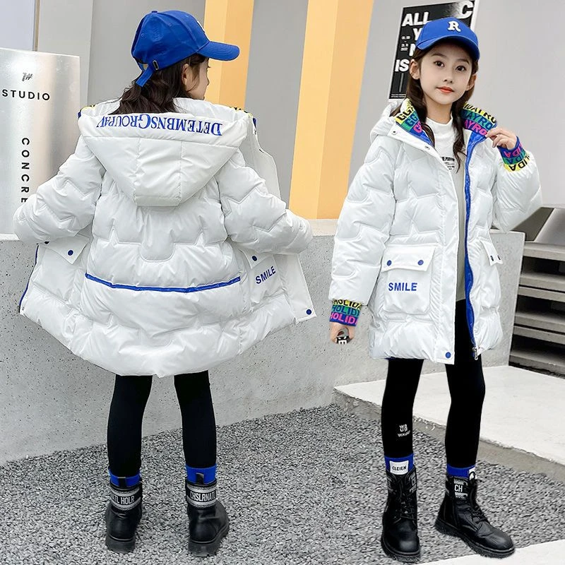 波司澄2023年女童羽绒衣冬季儿童免洗上衣加绒衣服女孩儿童羽绒衣