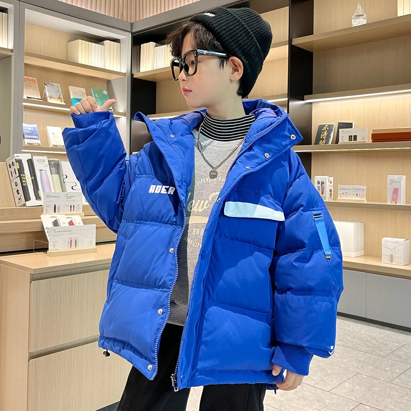 波司澄男童冬季加厚羽绒服中大童外套2023新款儿童羽绒保