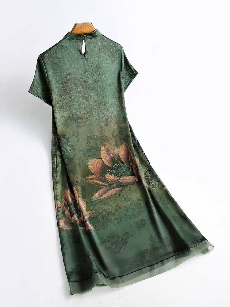 露(直播间扣号过款 请勿直拍）宽松连衣裙显瘦洋气妈妈装中国风