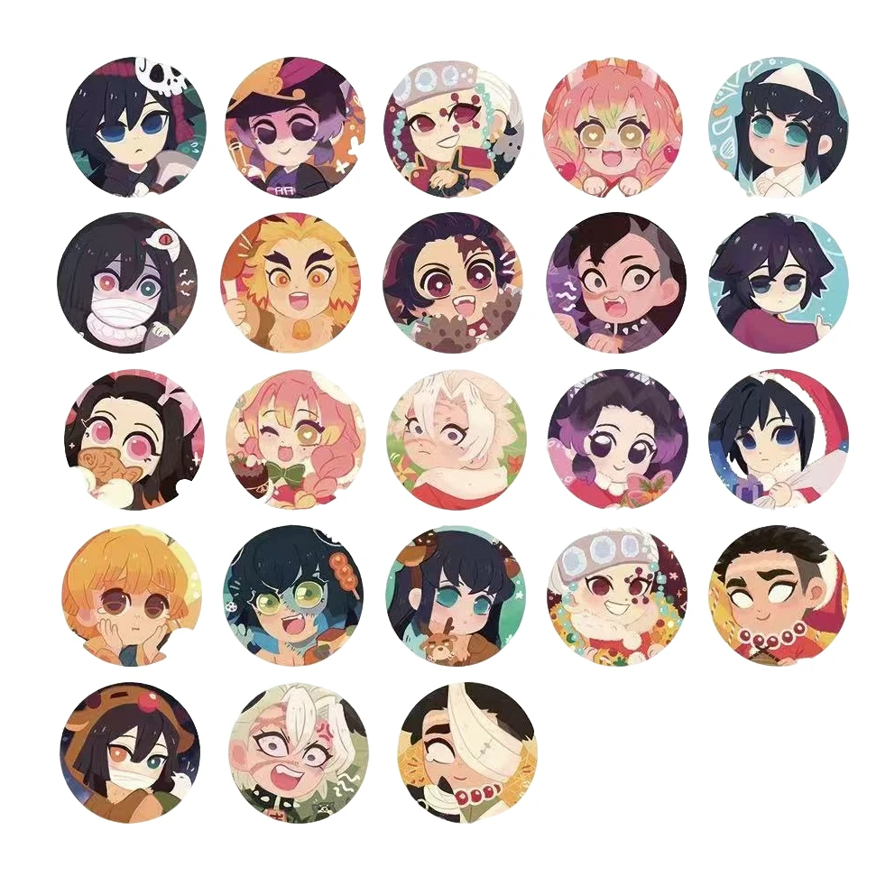 【拆包】奇米谷《鬼灭之刃》奶片吧唧豆盲盒（代拆）