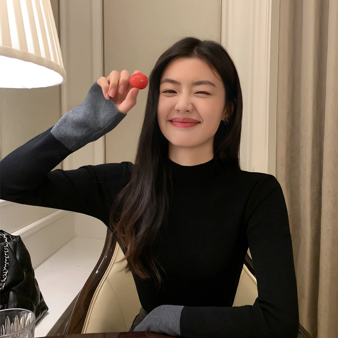 秋季女装洋气半高领长袖针织衫秋冬气质打底毛衣女内搭可外穿上衣