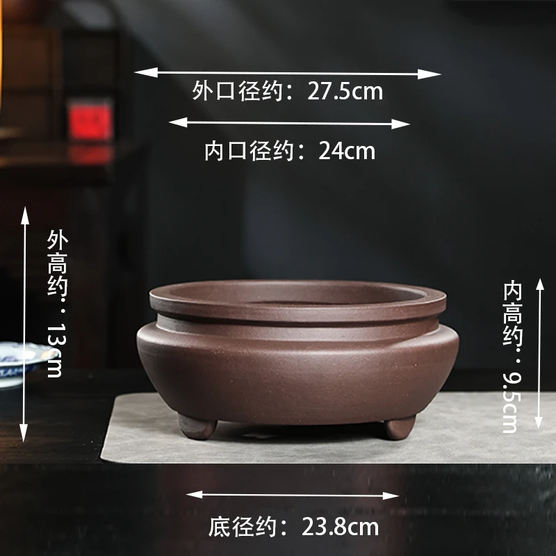 精品宜兴紫砂花盆 花盆 盆景盆
