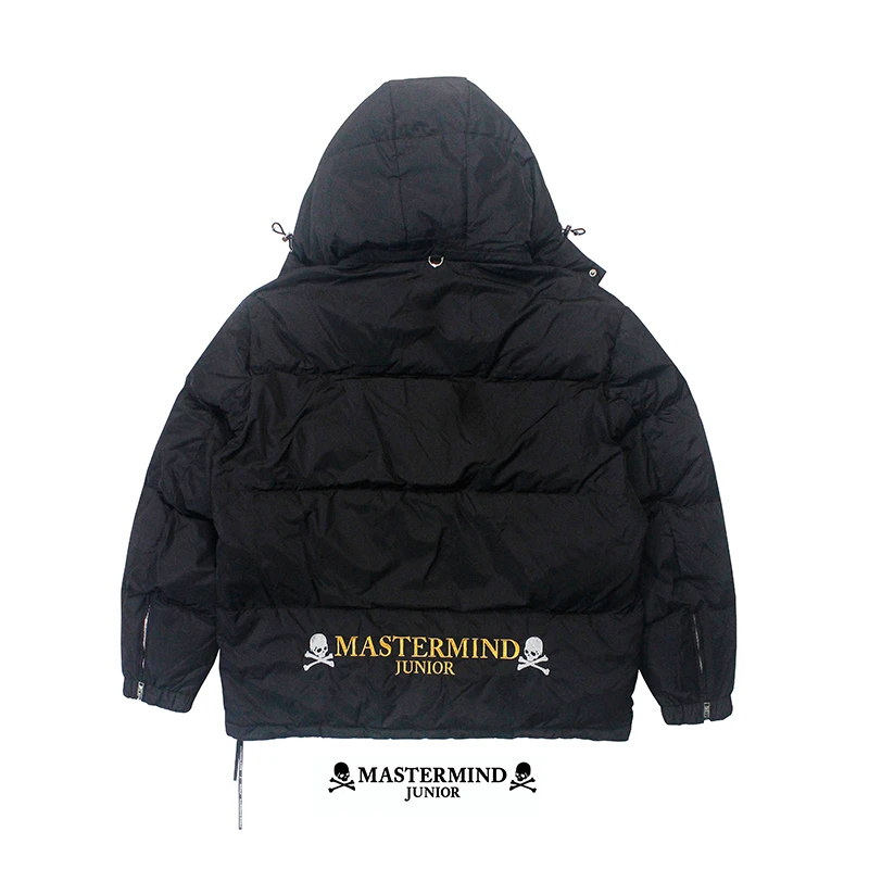 Mastermindjunior外套暗黑潮牌90金标刺绣男女外套MJ22AWD615