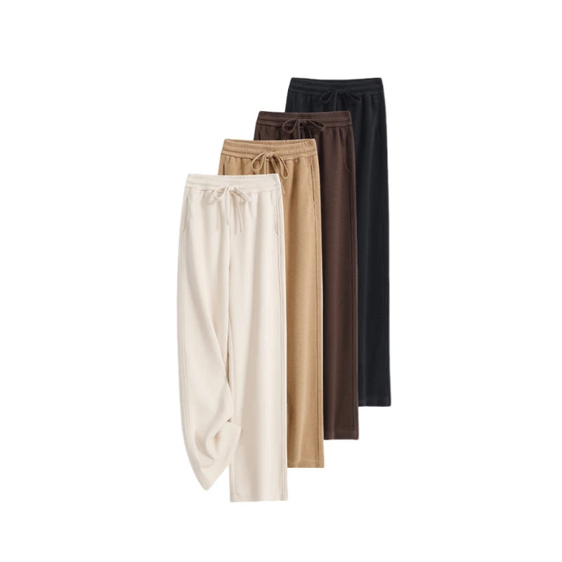 秋冬季2025新款女装时尚休闲阔腿显瘦简约宽松百搭阔腿裤-52068