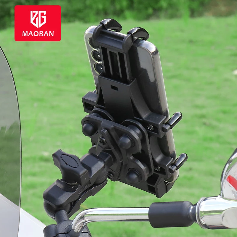 摩托车手机支架电动车导航本田ns125la支架摩旅长途改装导航支架