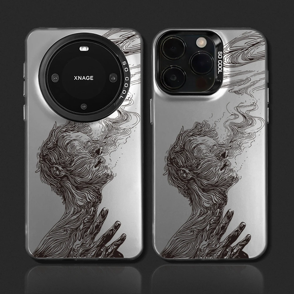 纹理线条磨砂手机壳苹果/一加/华为/小米/OPPO/红米/荣耀/VIVO/