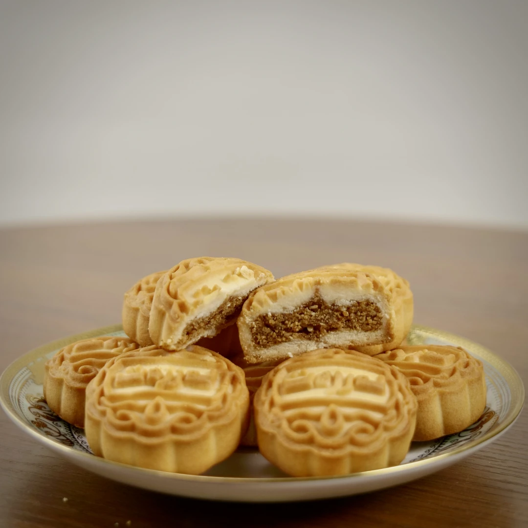 2024年新口味网红果仁馅中秋月饼营养称重730g 净含量【20gx36枚】