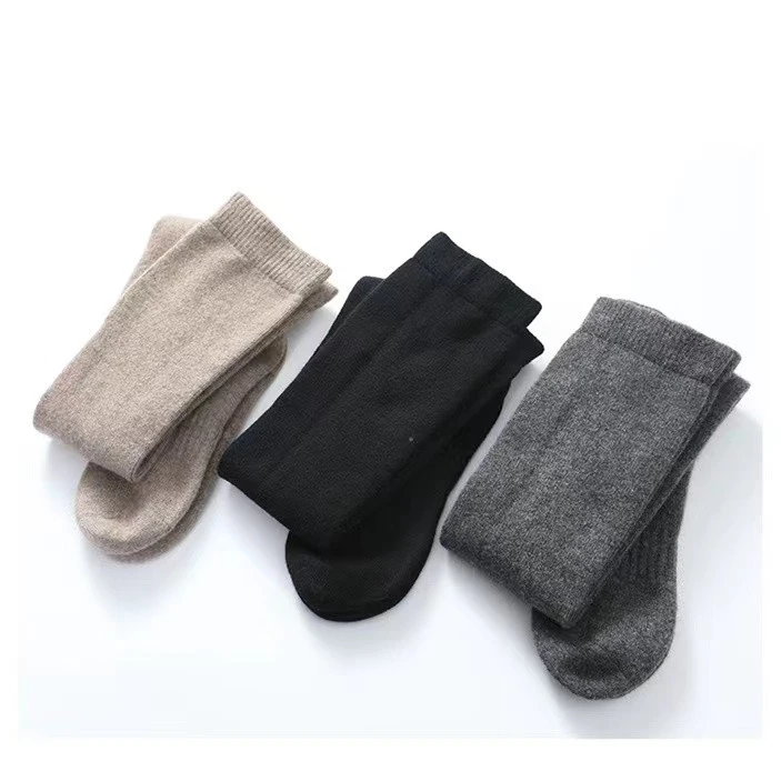 【100山羊绒(弹力丝除外)】女士加厚美腿过膝长筒袜 过膝袜 美腿袜