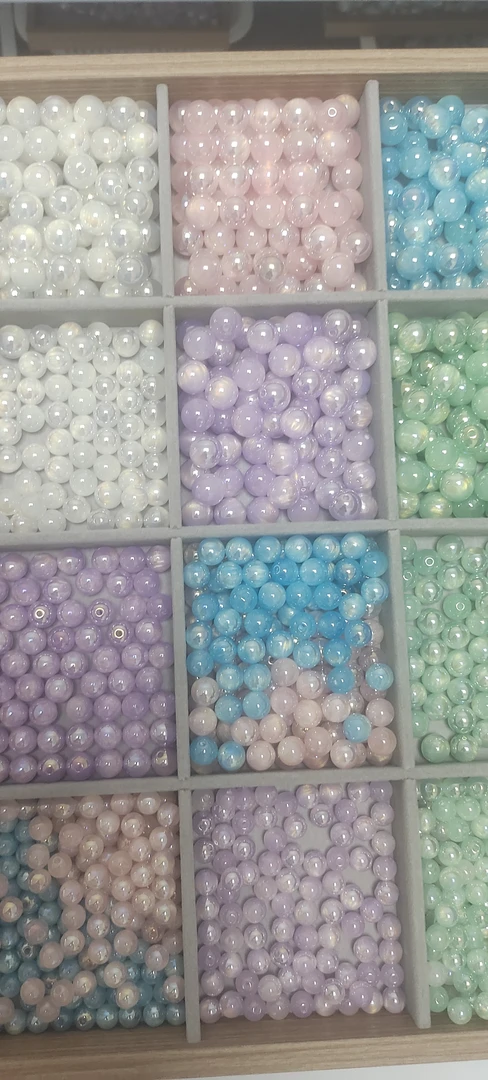 【海家新品首发】璀璨星河1.5直孔圆珠10MM DIY饰品配件