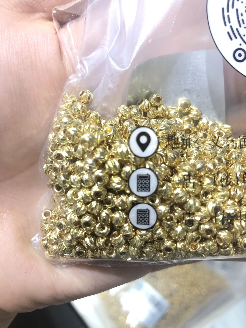 【海家新品】铜合金配件隔珠组合 钥匙串穿珠手工diy饰品配件