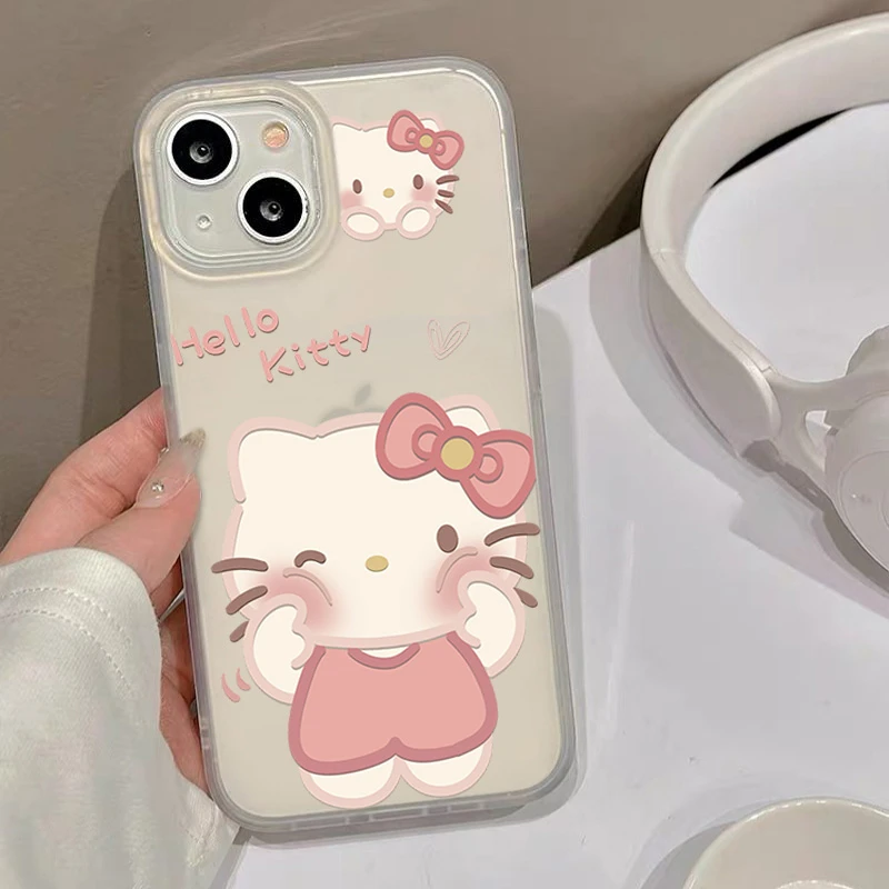 壳玛仕可爱凯蒂猫适用iPhone15/14promax手机壳13/12苹果11xr软7p