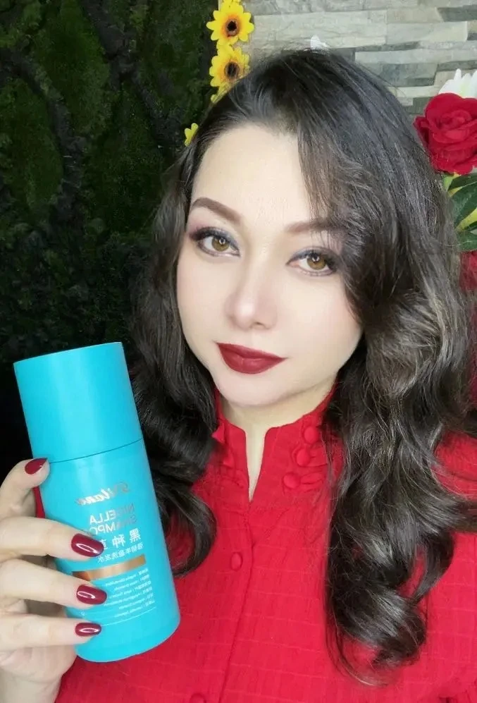 帝拉娜黑种草强韧丰盈洗发水蓬松控油护理泡沫持久保湿留香修护