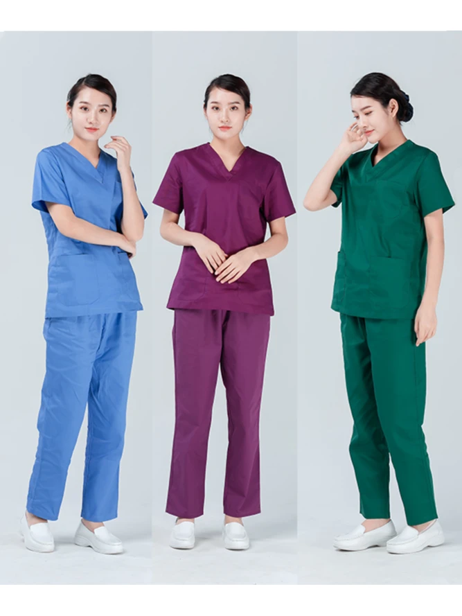 手术室内穿短袖刷手衣护士服洗手服透气松紧腰套装秋冬长袖