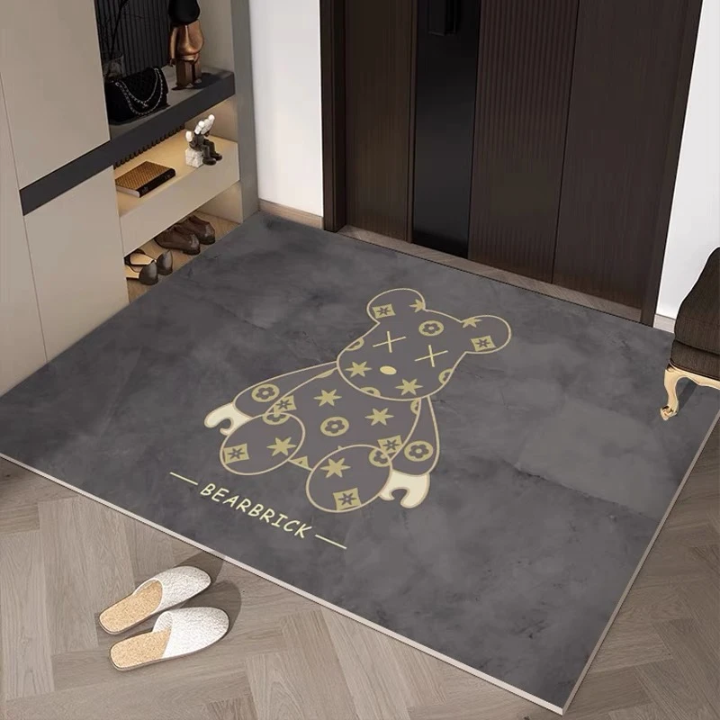 入户门卫生间地垫吸水防水可裁剪脚垫软硅藻泥加厚防霉家用便携