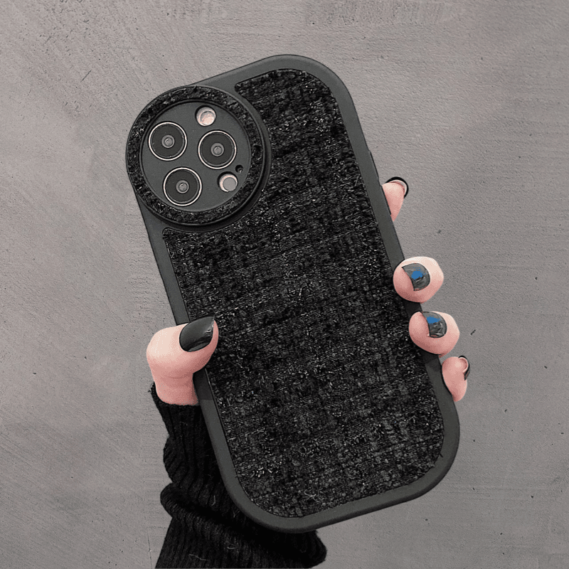 kankeirr 秋冬天新款绒布适用苹果14promax手机壳女款小香风iphone14网红13