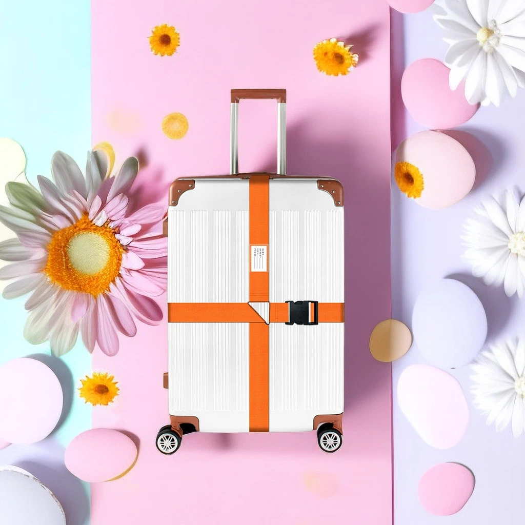 18-34寸行李箱捆扎带 十字加厚捆绑带 拉杆箱绑带旅行箱加固带