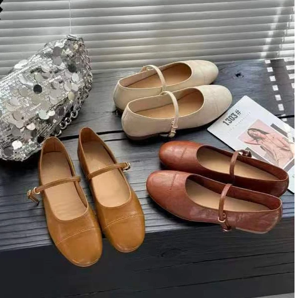 【111】新款女豆豆鞋平底气质女皮鞋韩版百搭舒适女单鞋71-6238