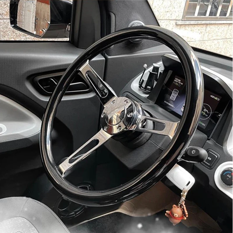 汽车竞技方向盘适用大众桑塔纳普桑桑旅15寸赛车通用浅凹方向盘