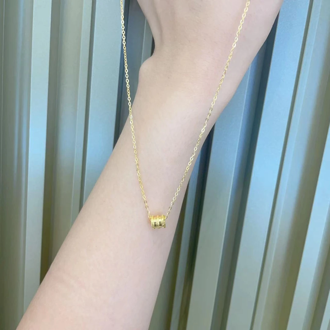 足金999小蛮腰5G黄金套链时尚百搭首饰足金套链037