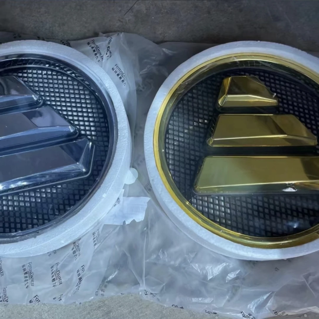 福田欧曼面板大圆标 欧曼LED原车标