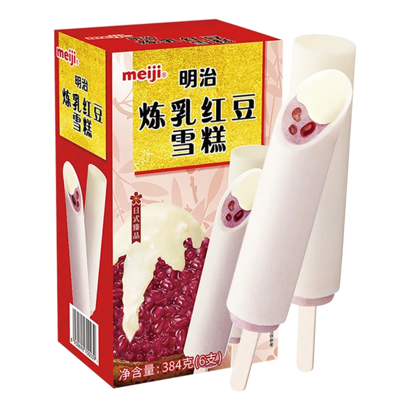 明治炼乳红豆雪糕彩盒装64g*6