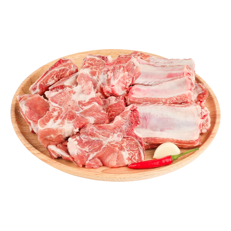 鲜猪排骨1kg±15g（带脊排骨，排骨脊骨比例是排3脊7，新旧包装随机）