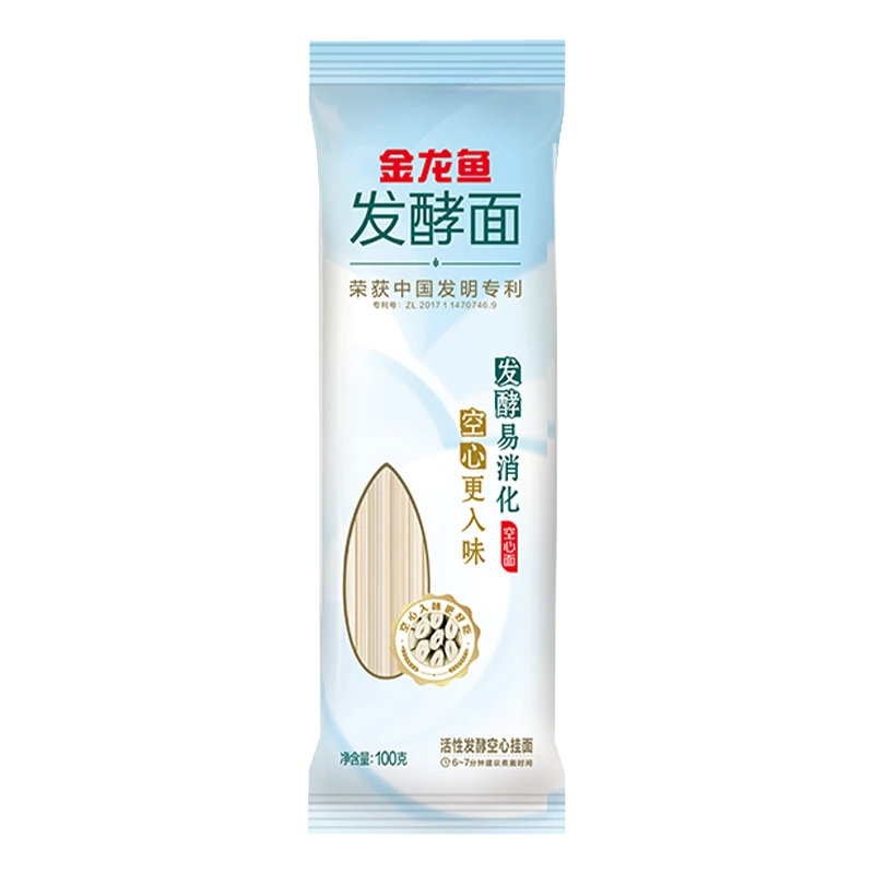 金龙鱼活性发酵空心挂面100g