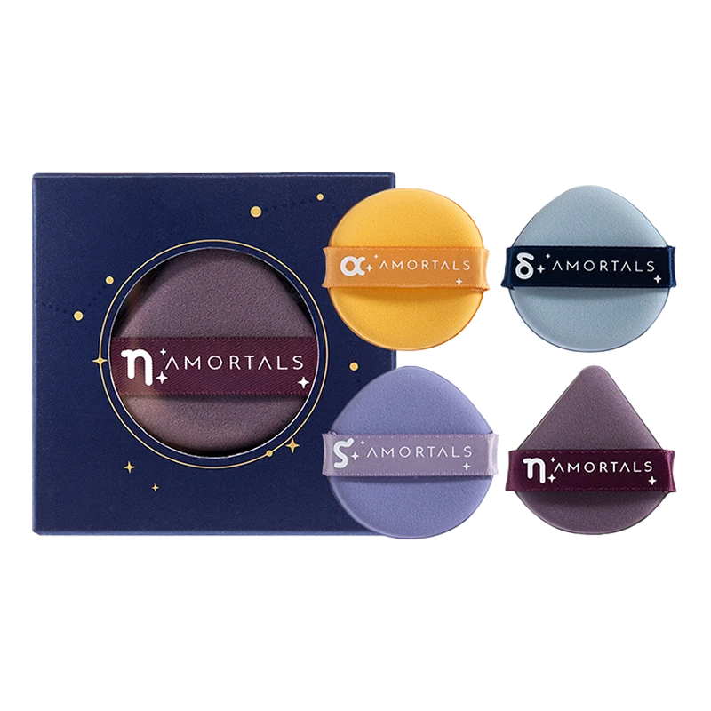 尔木萄斗转星移干湿两用粉扑4枚装