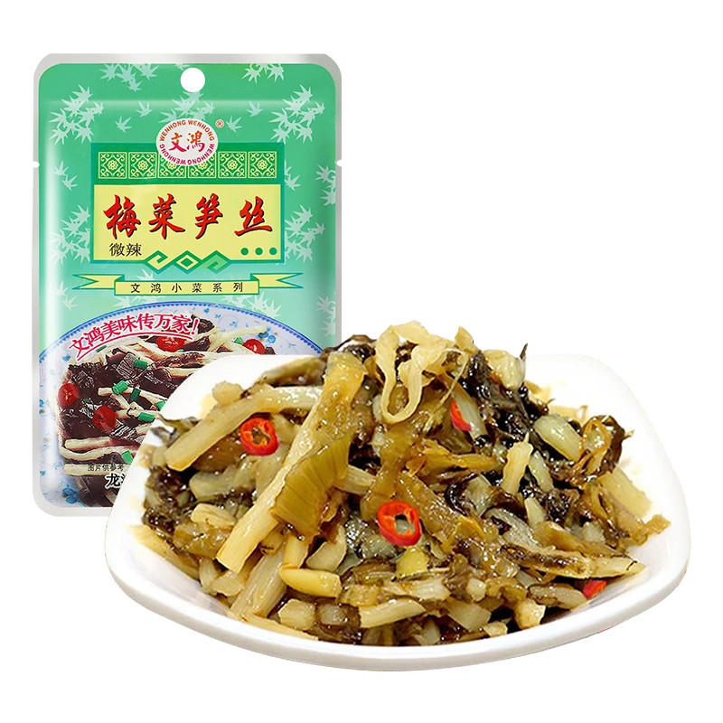 文鸿梅菜笋丝微辣80g