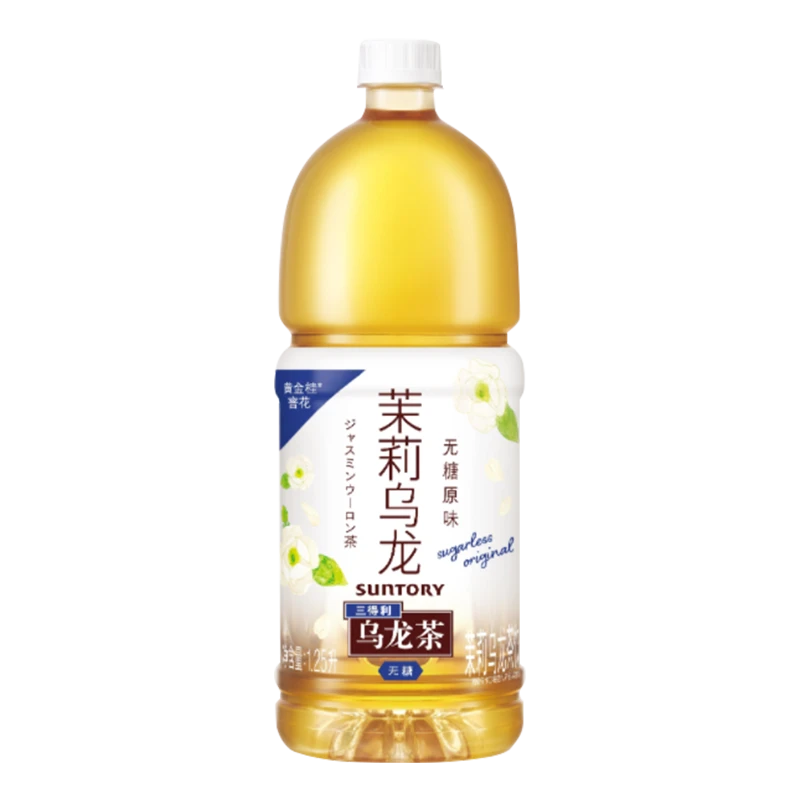 三得利茉莉乌龙茶无糖1.25L