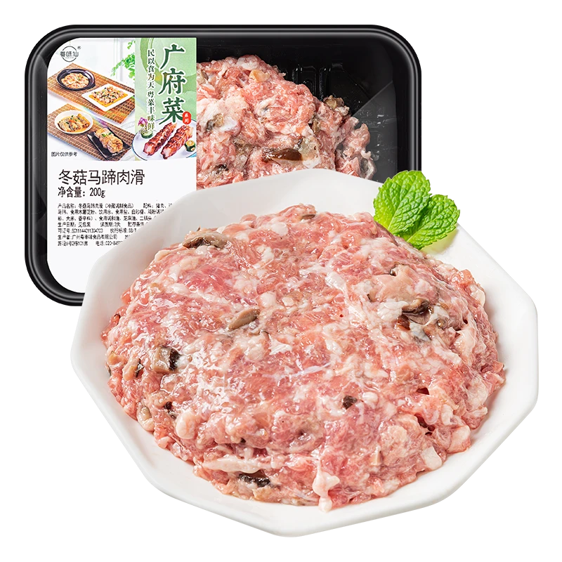 冬菇马蹄肉滑200g