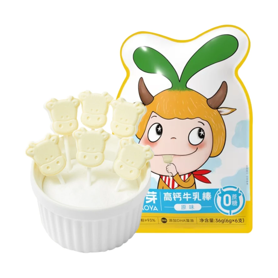 窝小芽高钙牛乳棒原味6g*6支