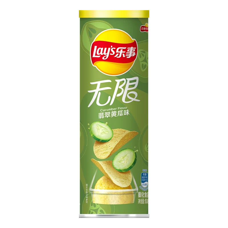 乐事将至▪乐事无限翡翠黄瓜味薯片104g