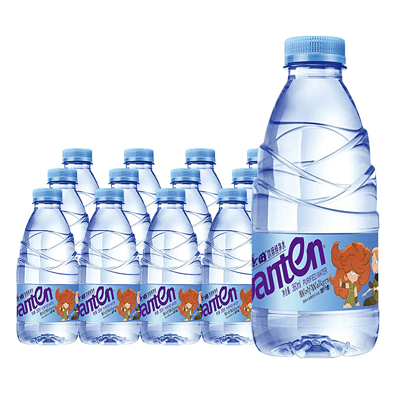 景田饮用纯净水360ml*12瓶