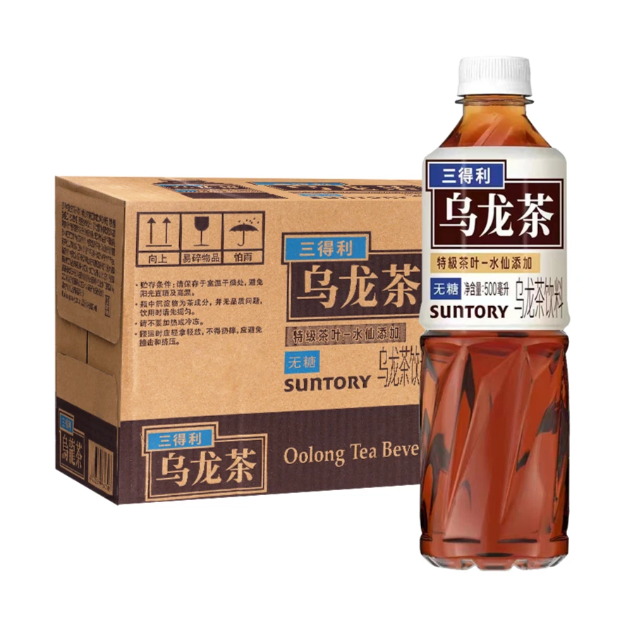 三得利乌龙茶无糖500ml*15瓶/箱