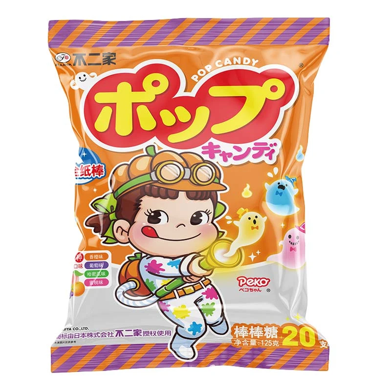 不二家果味棒棒糖20支装125g