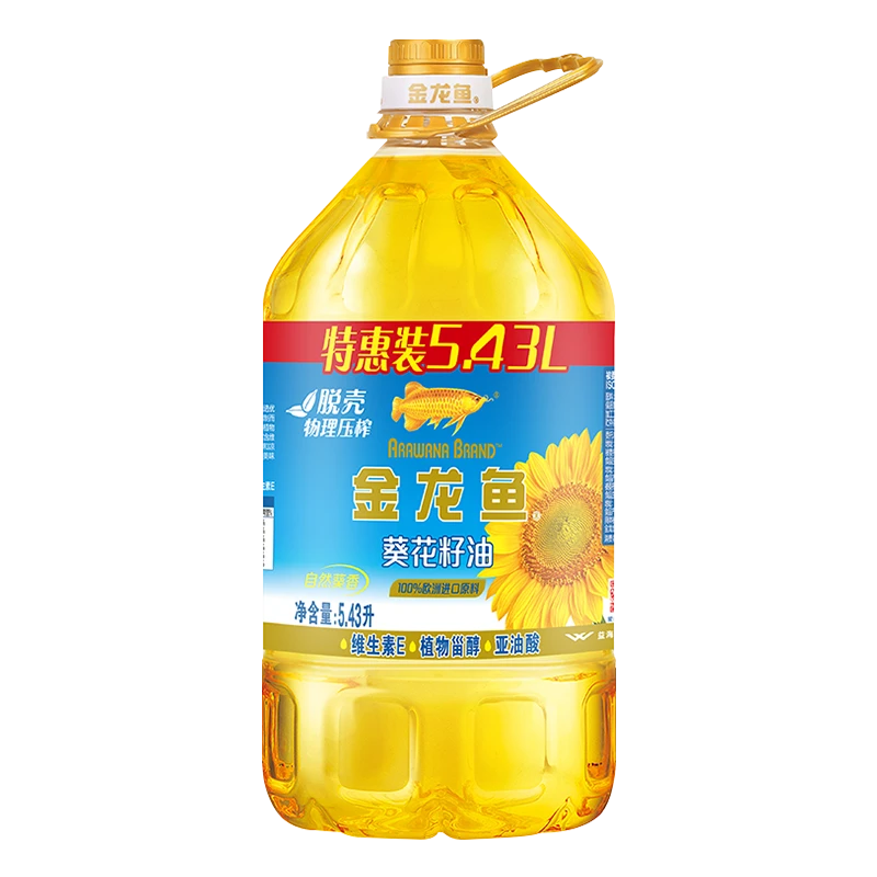 金龙鱼自然葵香葵花籽油5.436L（新旧包装随机发货）
