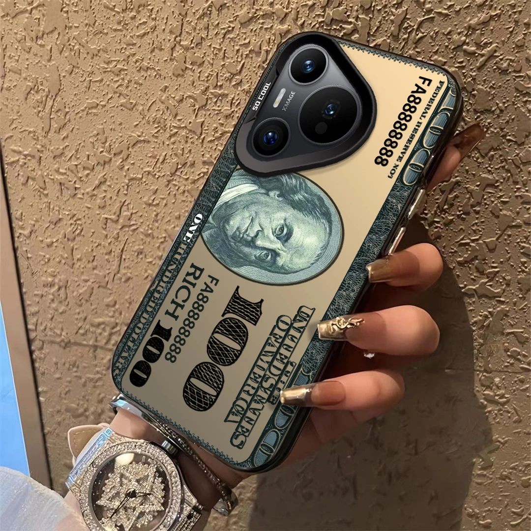 适用于【华为】P70Pro/Pro+美金钞票个性创意新款防摔手机壳