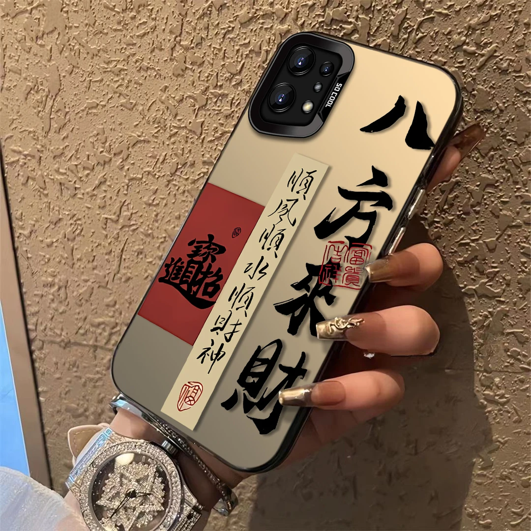 适用于【OPPO】FindX5Pro新年款来财国潮顺财神全包防摔手机壳