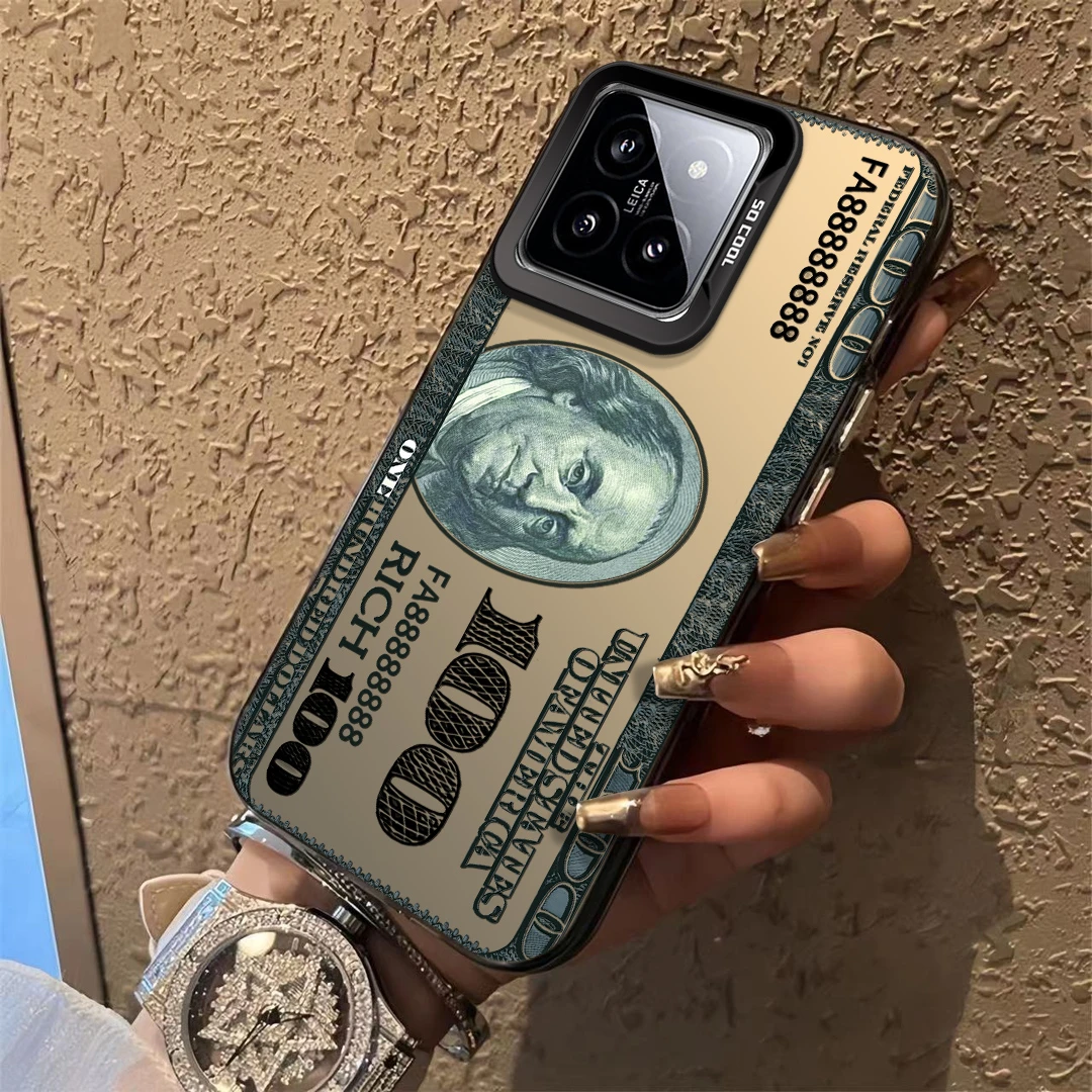 适用于【小米】14Pro美金钞票个性创意新款防摔手机壳